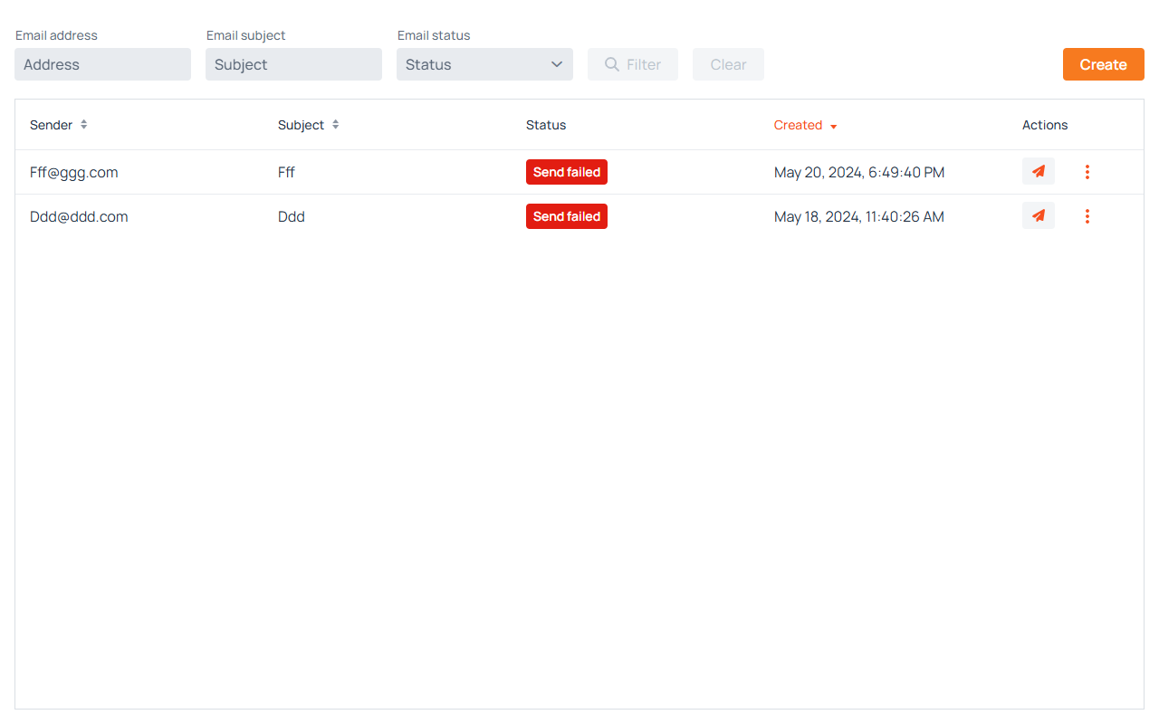 Email Manager screenshot
